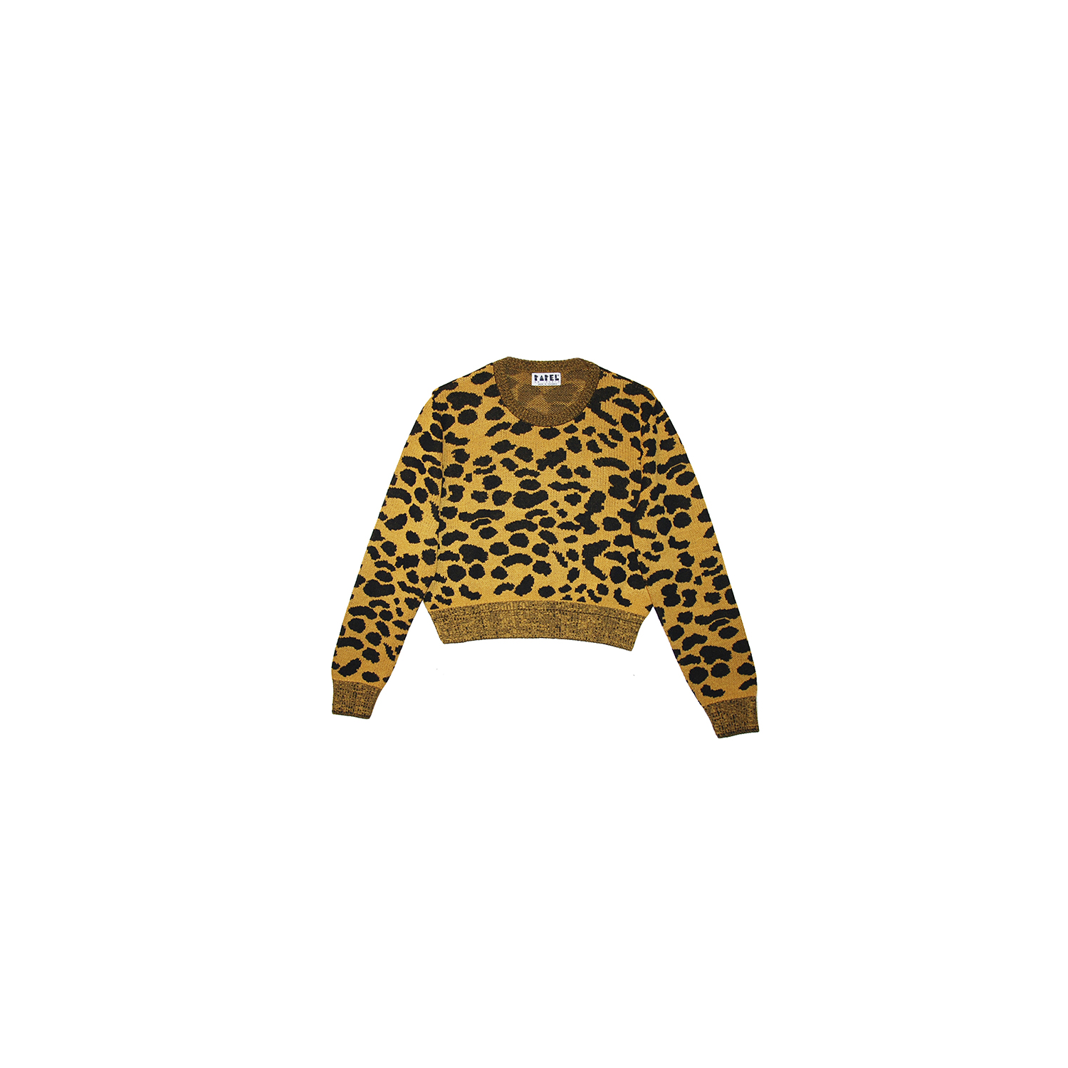 spotted crop sweater - p a p e l ( de punt☻ )®